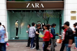 <패션브랜드 Zara, 작년부터 중국내 온라인쇼핑 서비스 개시>