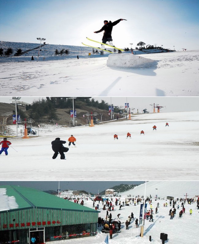 安吉天荒坪江南天池滑雪场