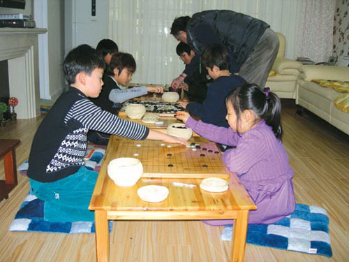 반상에서 행복한 한 수
