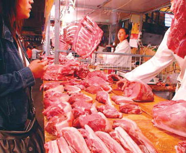 苏州 돼지고기 가격 사상 최고치