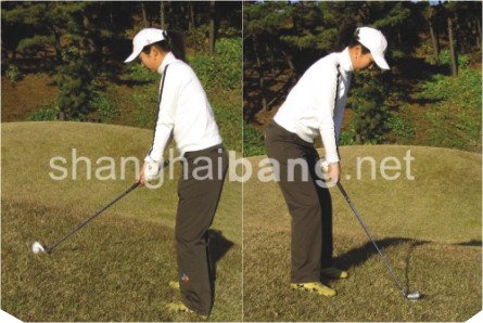 업힐,다운 힐라이에서의 샷