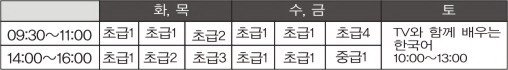 대한민국상해문화원제4기무료한국어 강좌