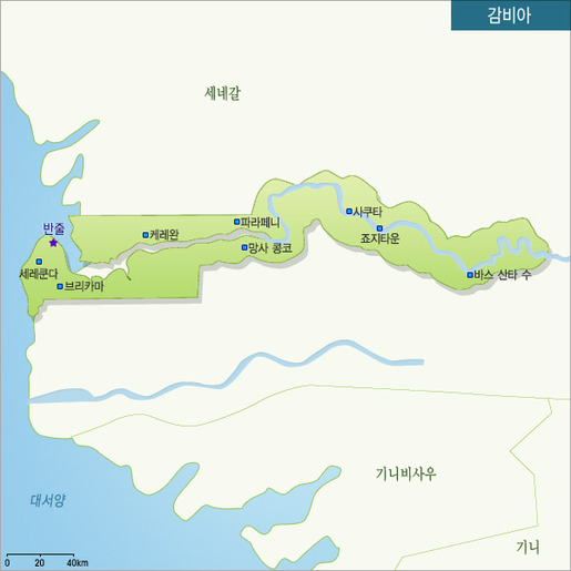 감비아, 타이완과 외교관계 단절