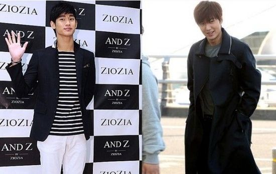中언론, 한류스타 방문 비교 '이민호 vs 김수현'