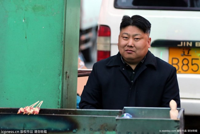 北김정은이 선양서 꼬치구이 판다?