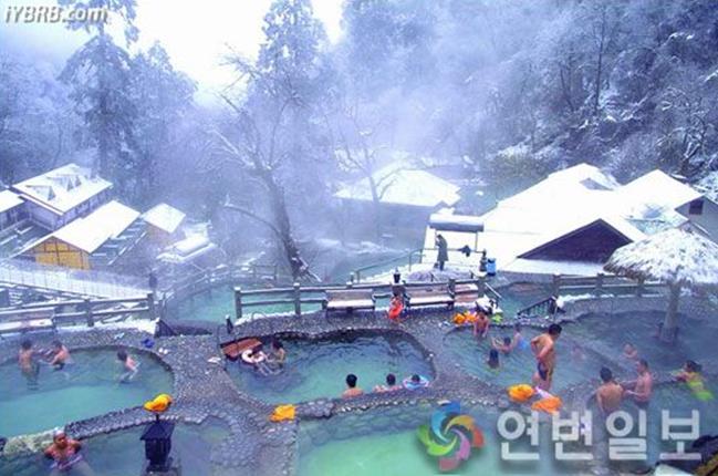 백두산 온천관광 인기, 중국 쪽 온천만 103곳