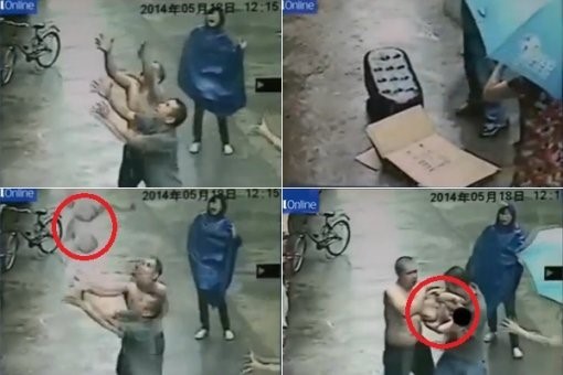 아파트에서 떨어진 1살 아기, 행인이 맨손으로 받아내…'아찔'