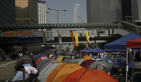 중국언론 '미국 총영사관의 홍콩시위 개입설' 제기