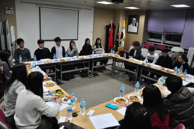 상하이저널 고등부학생기자 특례입시간담회