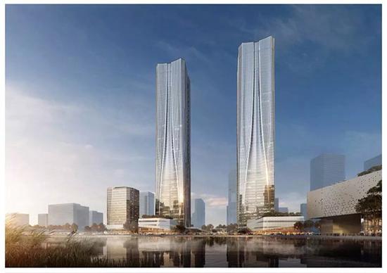 상하이 320m '쌍둥이탑' 연내 착공
