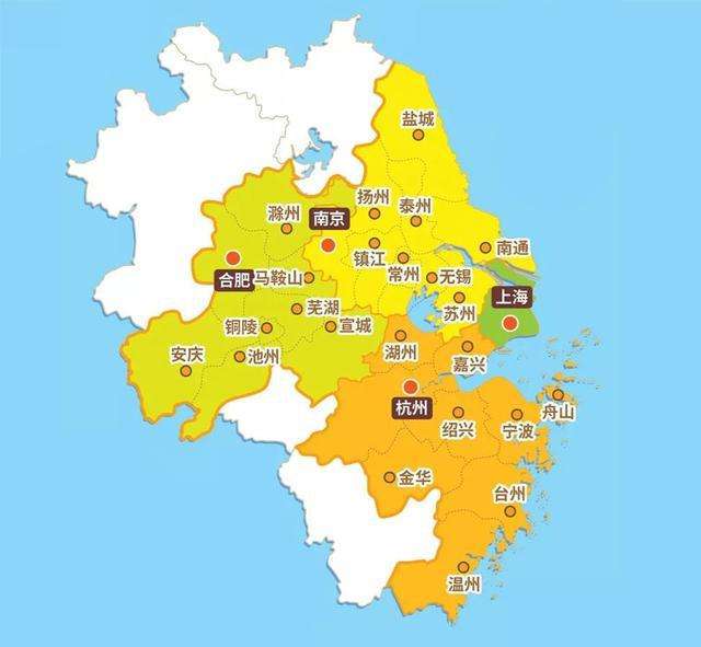 장삼각 41개 도시 중 '레저 지수' 가장 높은 곳은?